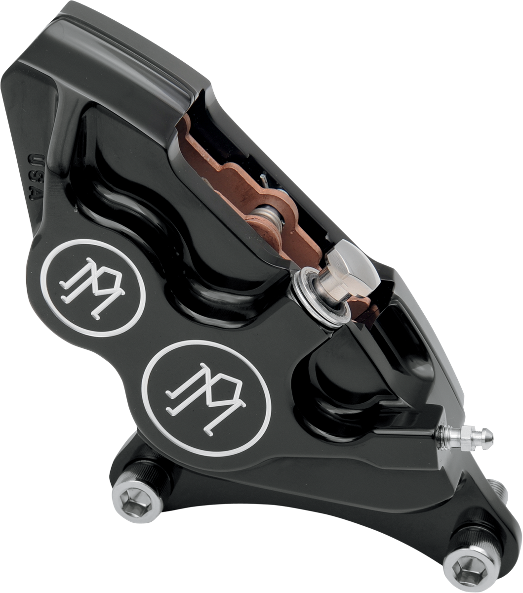 Performance Machine (PM) 4-Piston Caliper - Front Right - Contrast Cut™ - 11.5"