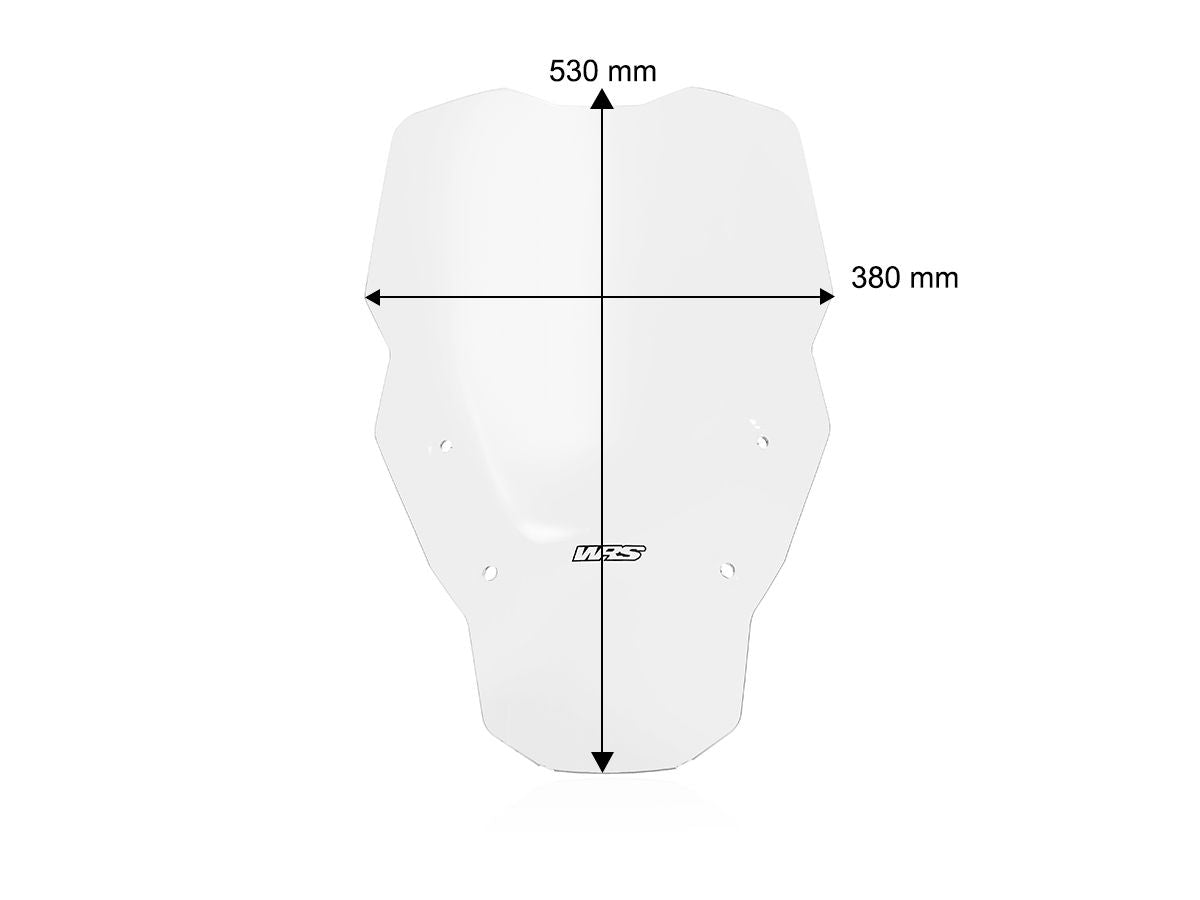 WRS Caponord Windscreen No Radar BMW R 1300 GS 2023-2026