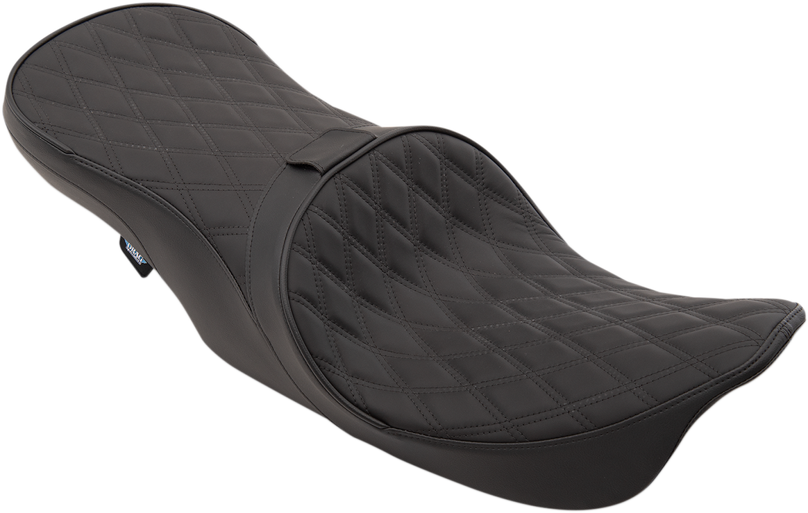 Drag Specialties Seats Low Forward Touring Seat - Double Diamond - FLHR/FLHX '97-'07