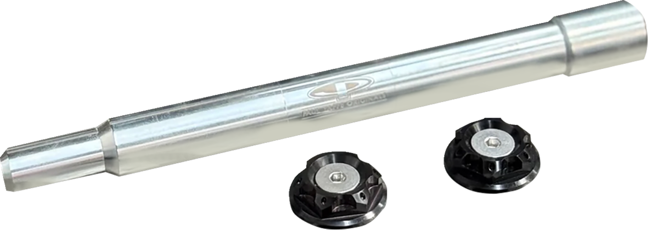 Paul Yaffe Bagger Nation Y-Axle With Turret Style Axle Cover Kit - Custom - Front - Black - 25 MM