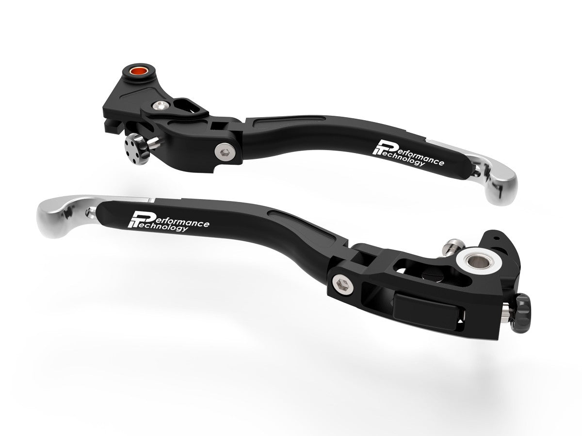 Ducabike DBK L20 Evo BMW Brake + Clutch Adjustable Levers - BLACK-SILVER