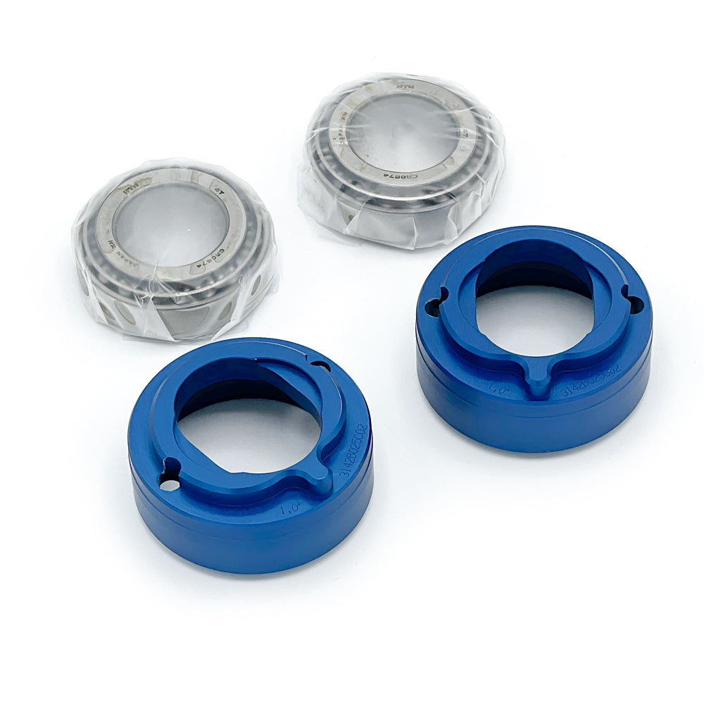 Alpha Racing Steering head bearing insert kit, 1.0 degrees