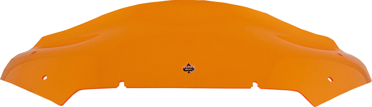 Klock Werks Kolor Flare® Windshield - 8" - Orange - '23-'25 FLTRX