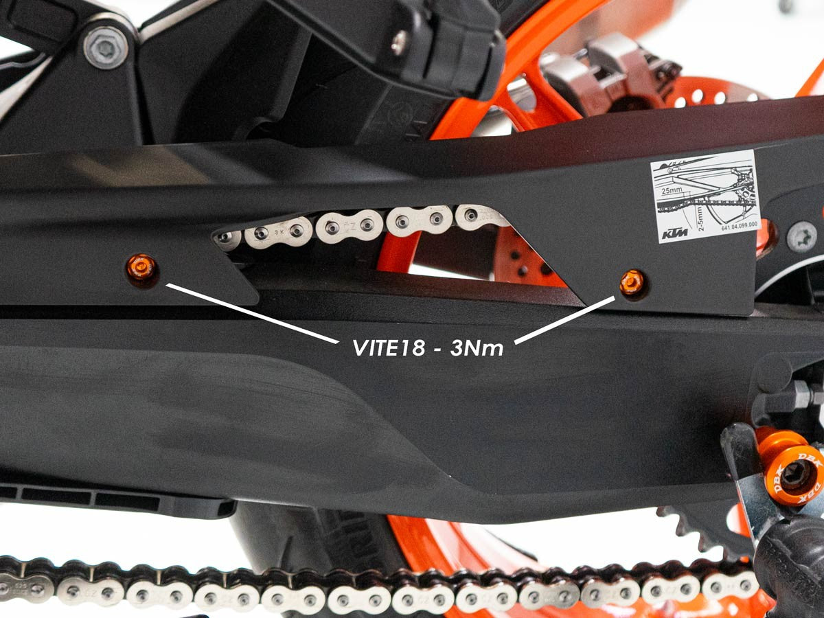 Ducabike DBK KVT77 KTM 990 Duke Side Left Side Plastic Covers Screws Kit