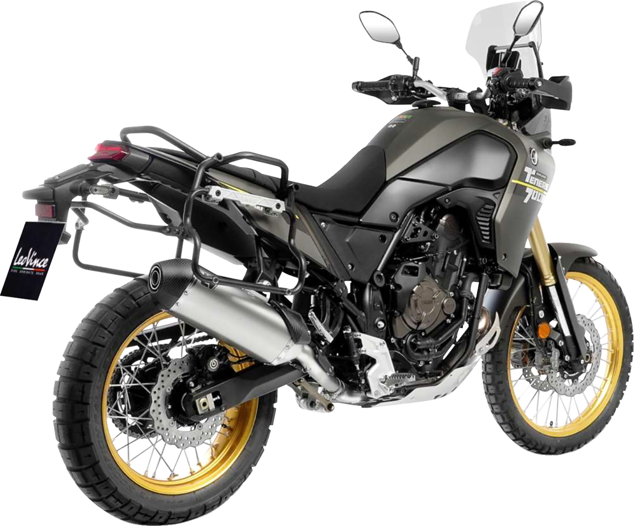 LeoVince LV-14 Slip-On Muffler - Stainless Steel - Tenere 700