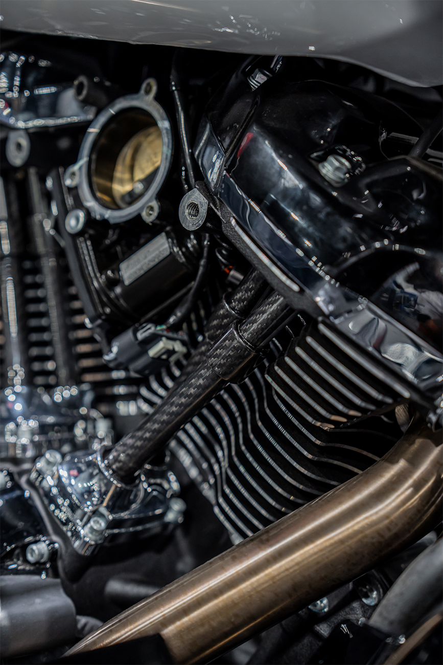 Slyfox Pushrod Covers - Carbon Fiber - M8