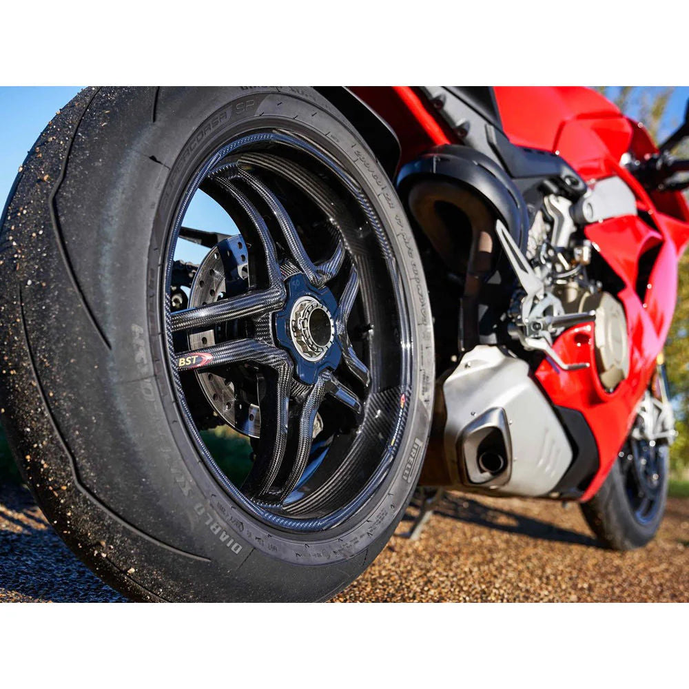 BST Rapid TEK Carbon Fiber Wheel Set For Panigale V4 V4S V4R