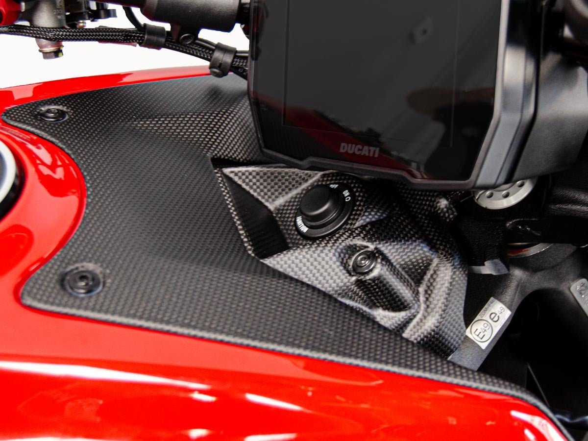 Ducabike DBK CRB78O Diavel V4 Matt Carbon Ignition Cover