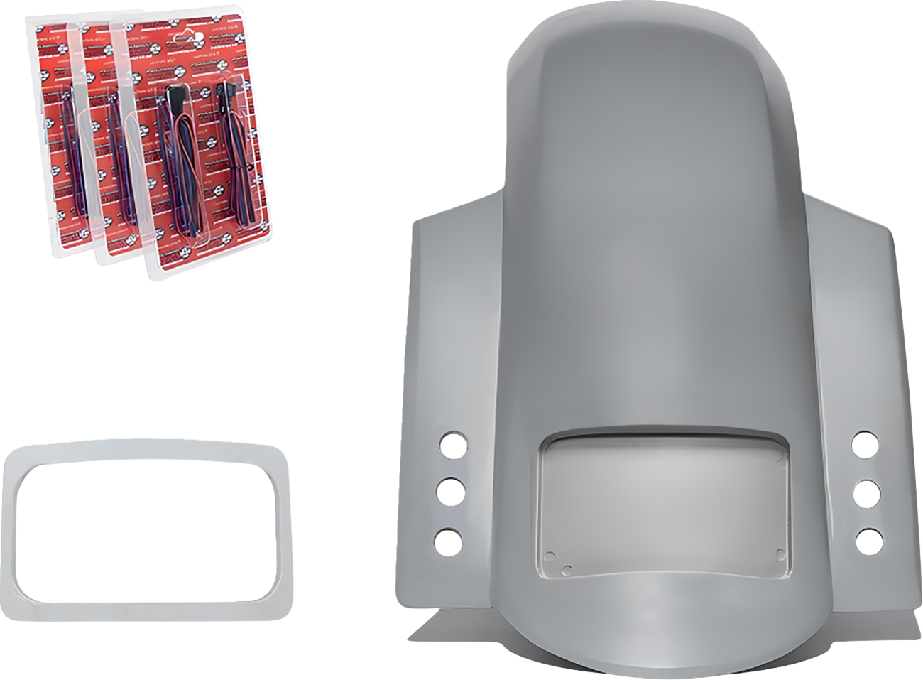 Paul Yaffe Bagger Nation Short Sport Rear Fender With Thunder Pods