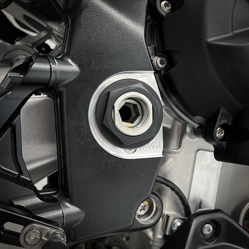 Alpha Racing Left Side CNC Swingarm Axle Nut For BMW S1000RR M1000RR