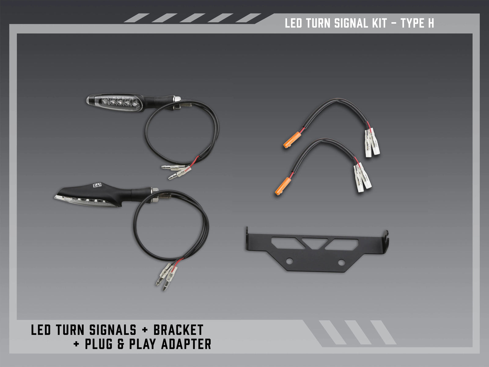 Yoshimura Type H Standard LED Signal Kit For V2 Fender Eliminators