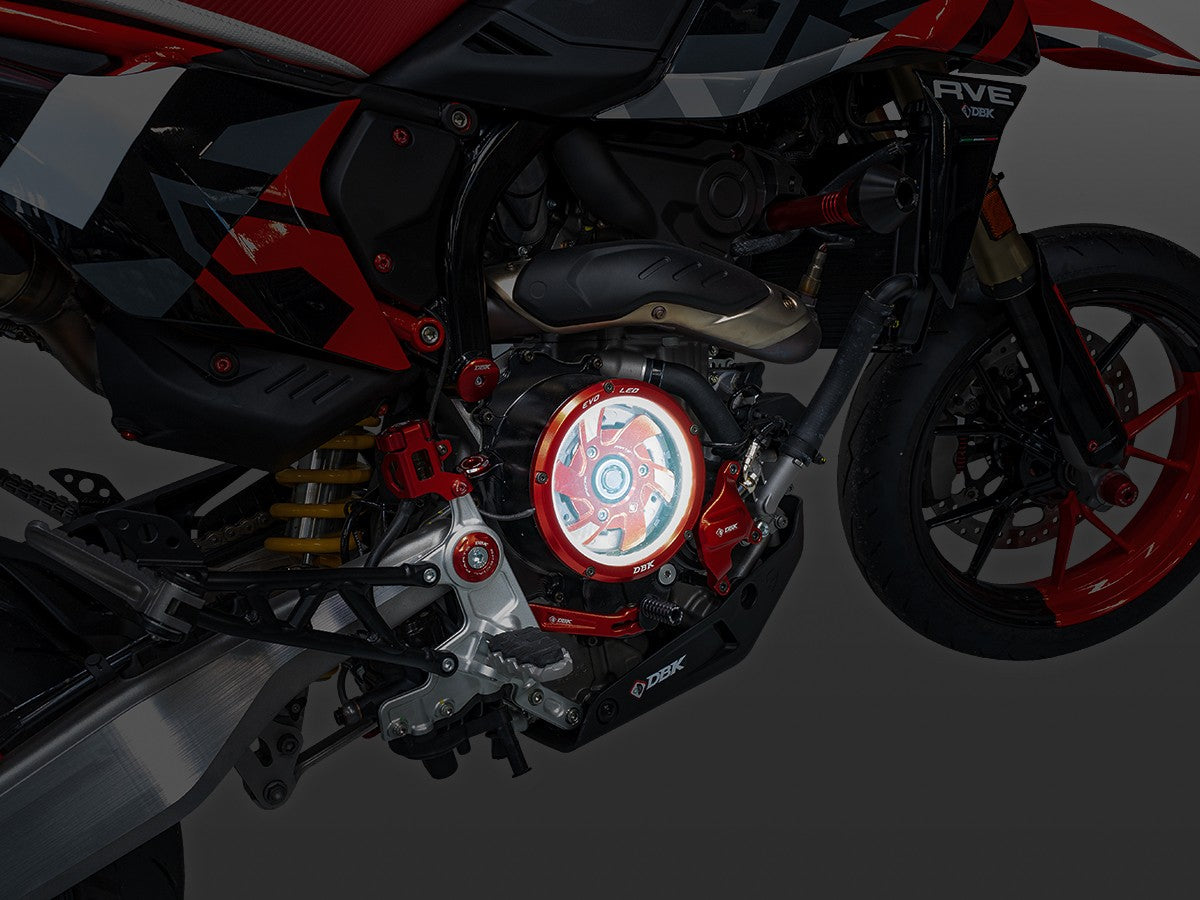Ducabike DBK CCDVL15 Ducati HM 698 Mono Clear Clutch Cover 3D-EVO LED