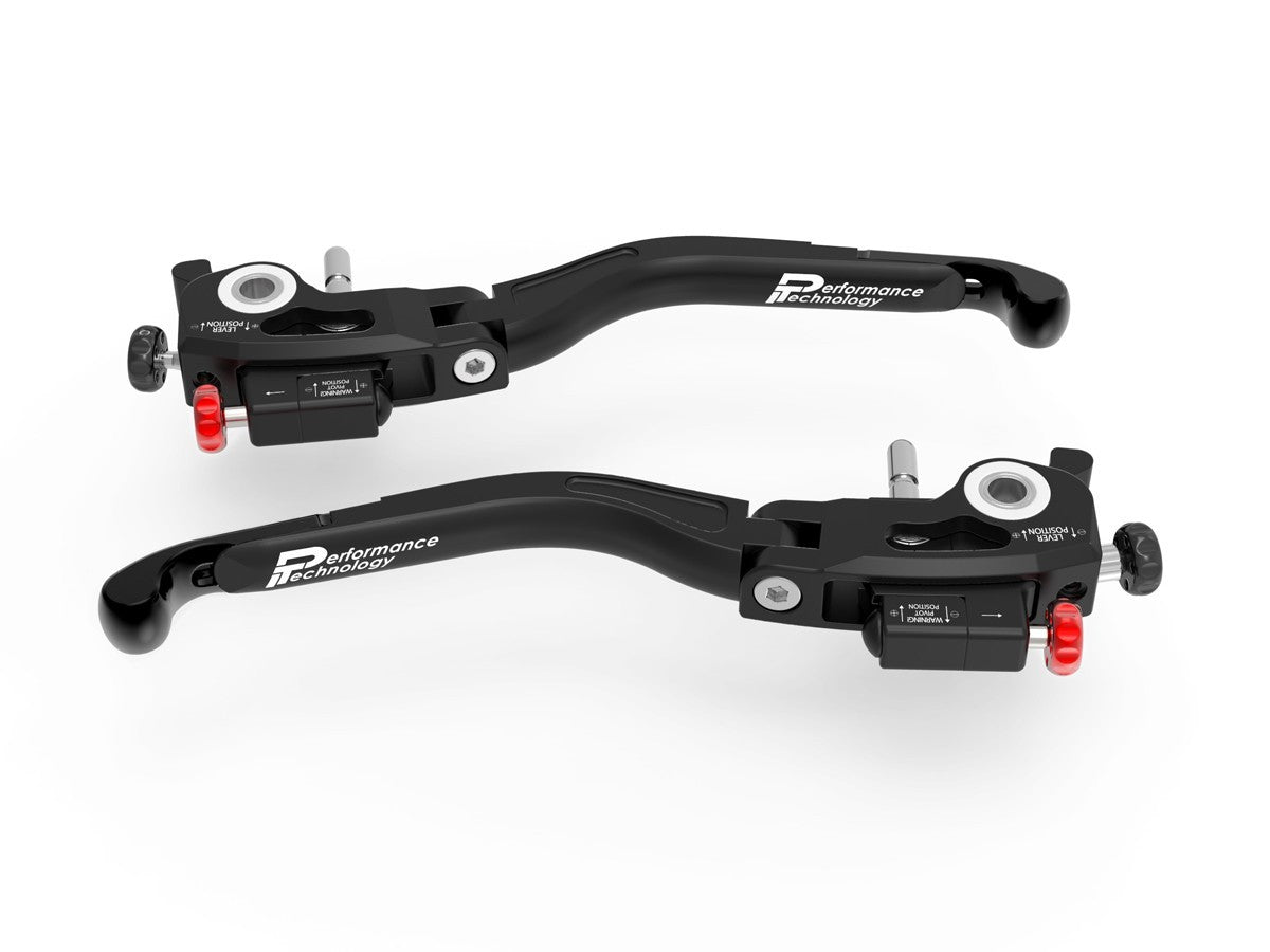 Ducabike DBK L25 Ultimate Brake + Clutch Levers Double Adjustment - BLACK-BLACK