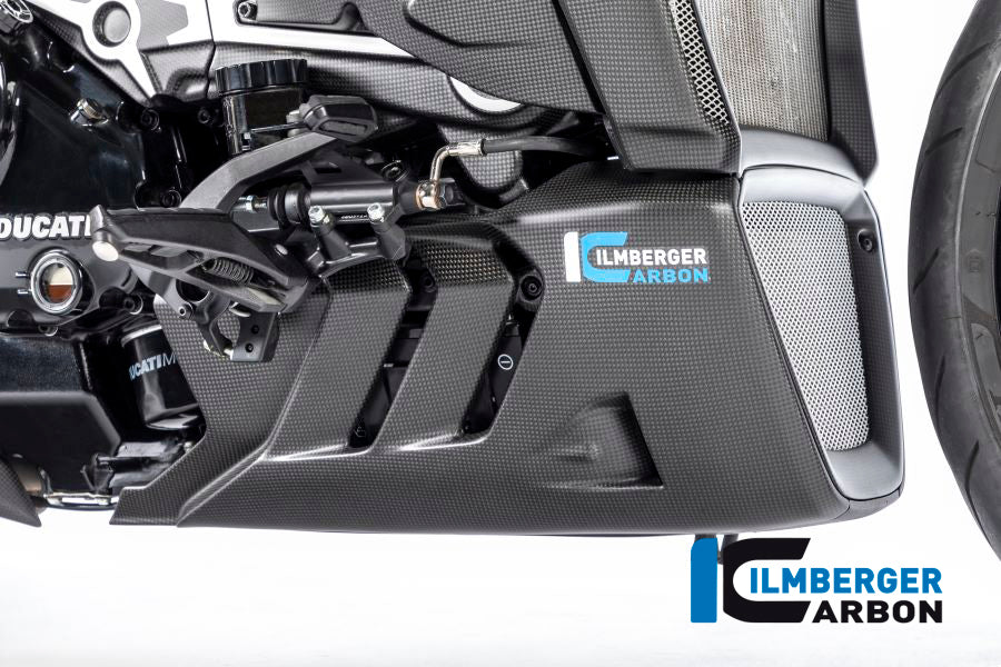 Ilmberger Carbon Belly Pan Right Ducati XDiavel 2018 - Matte