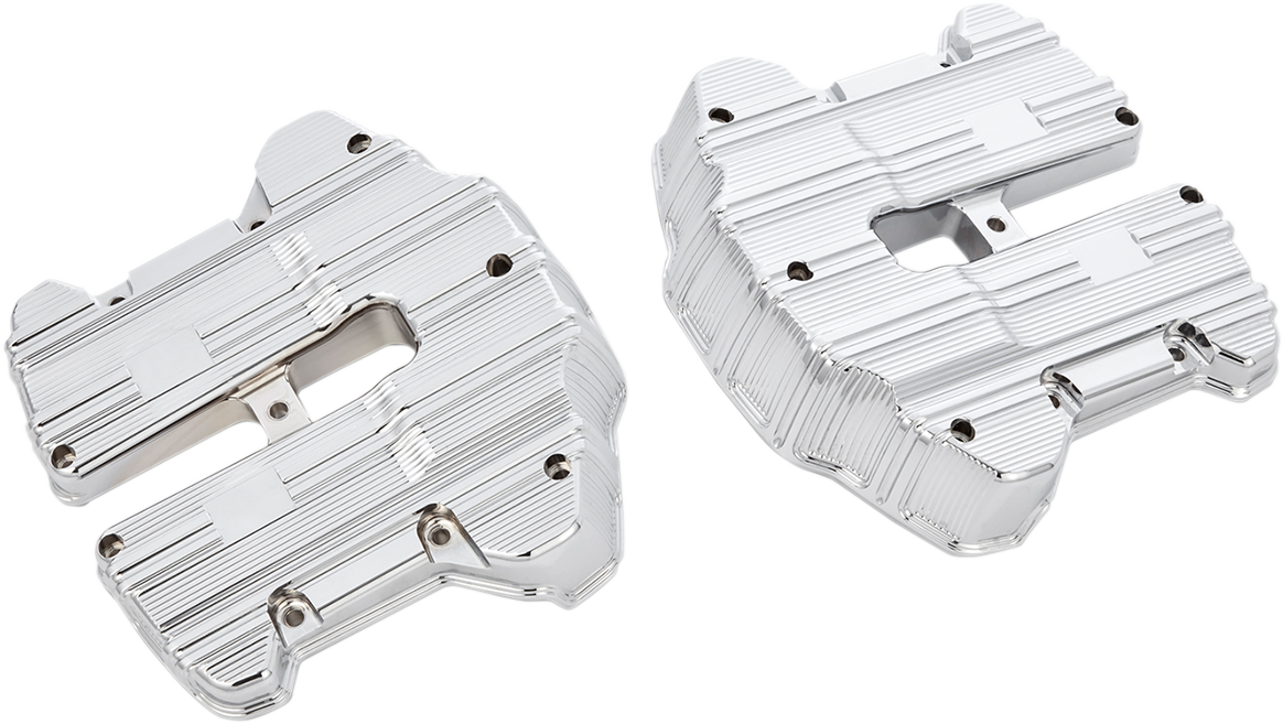 Arlen NESS Rocker Box Covers - 10 Gauge - Chrome