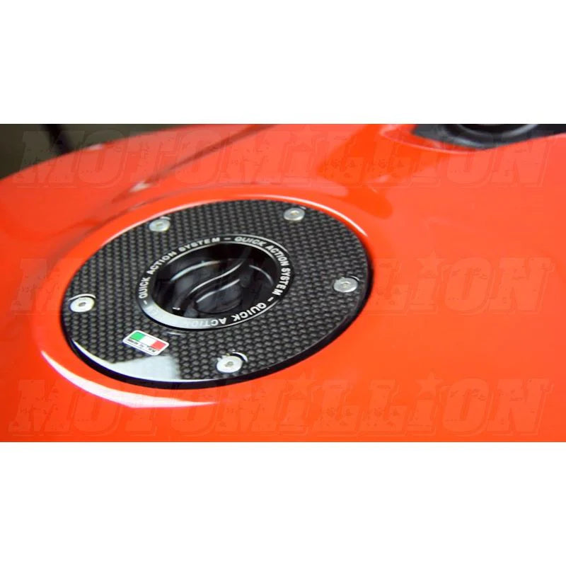 TWM Quick Action Carbon Fiber Gas Cap For Ducati - TDFP.06