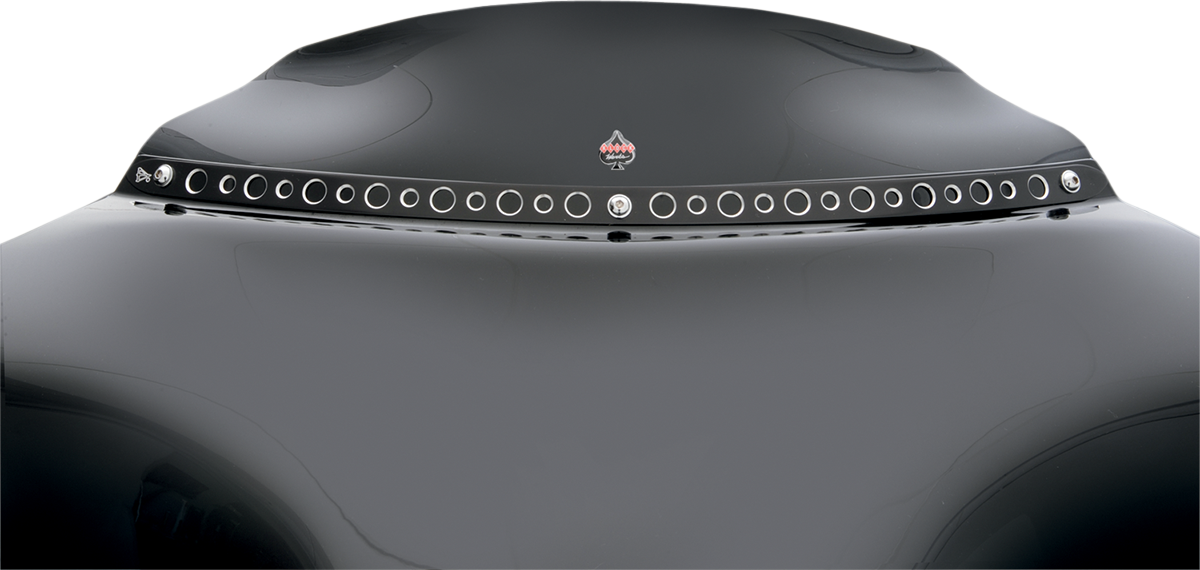Klock Werks Flare® Windshield - 3-1/2" - Black - '96-'13 FLH