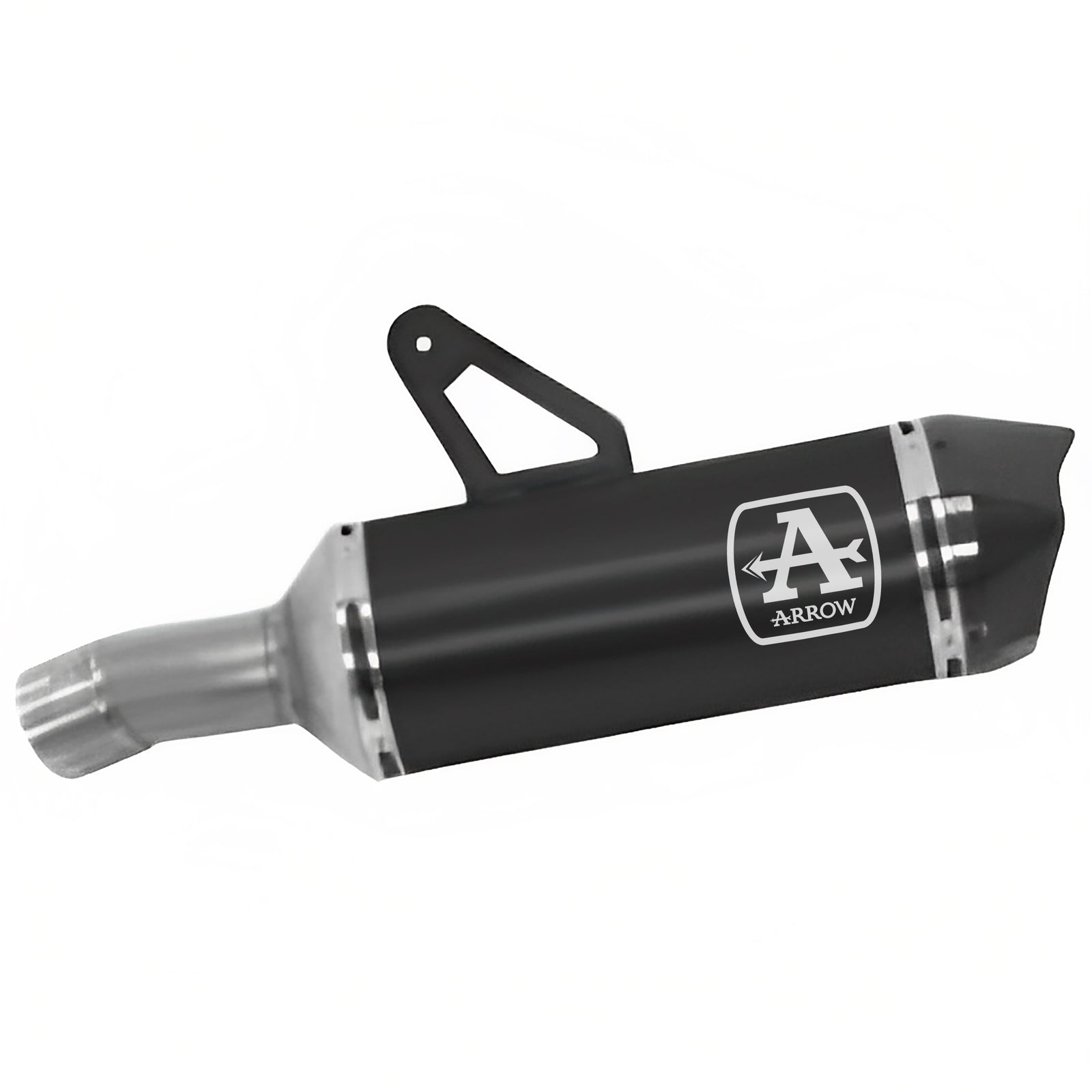 Arrow 71926AKN Race-Tech Aluminium Dark Slip On With Carbon End Cap