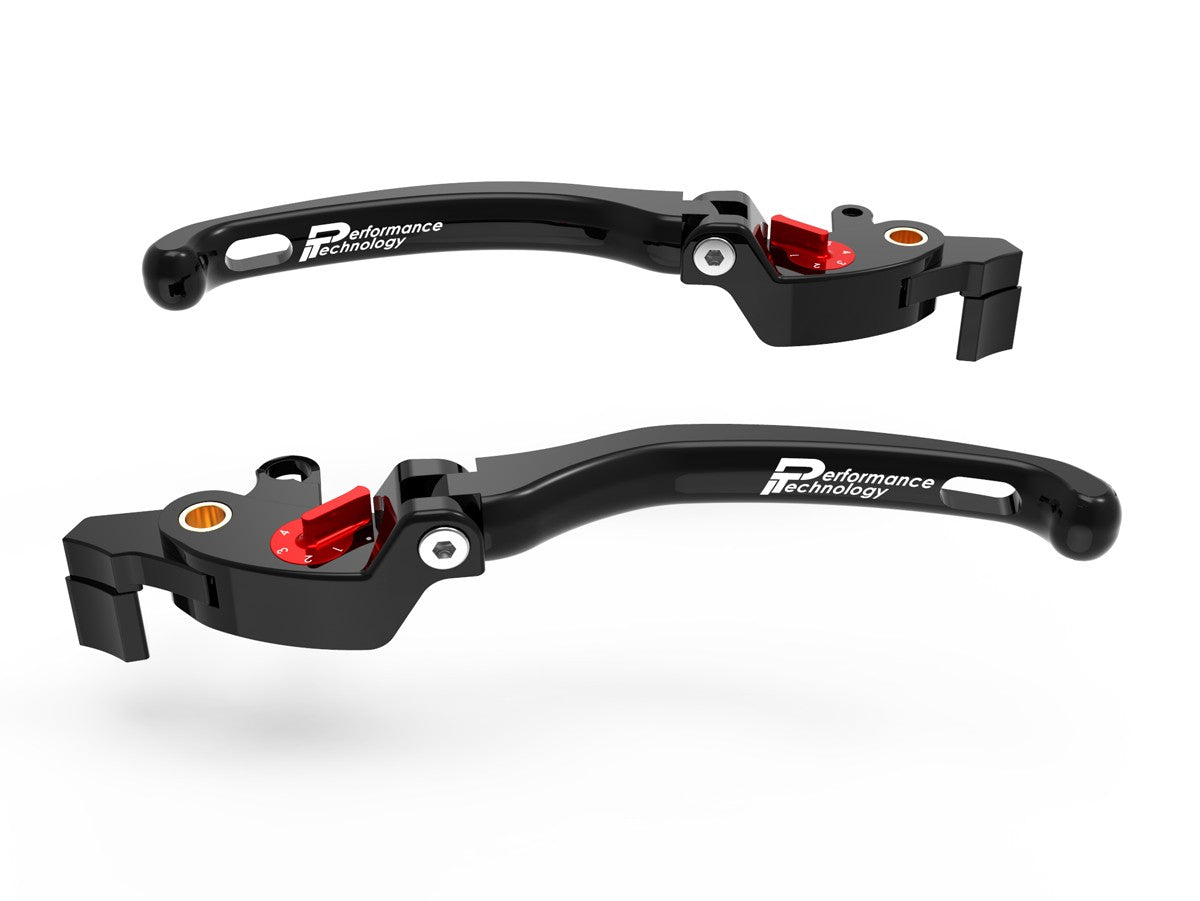 Ducabike DBK LE18 Mv Agusta Brake / Clutch Adjustable Levers Eco GP 1 - BLACK-RED
