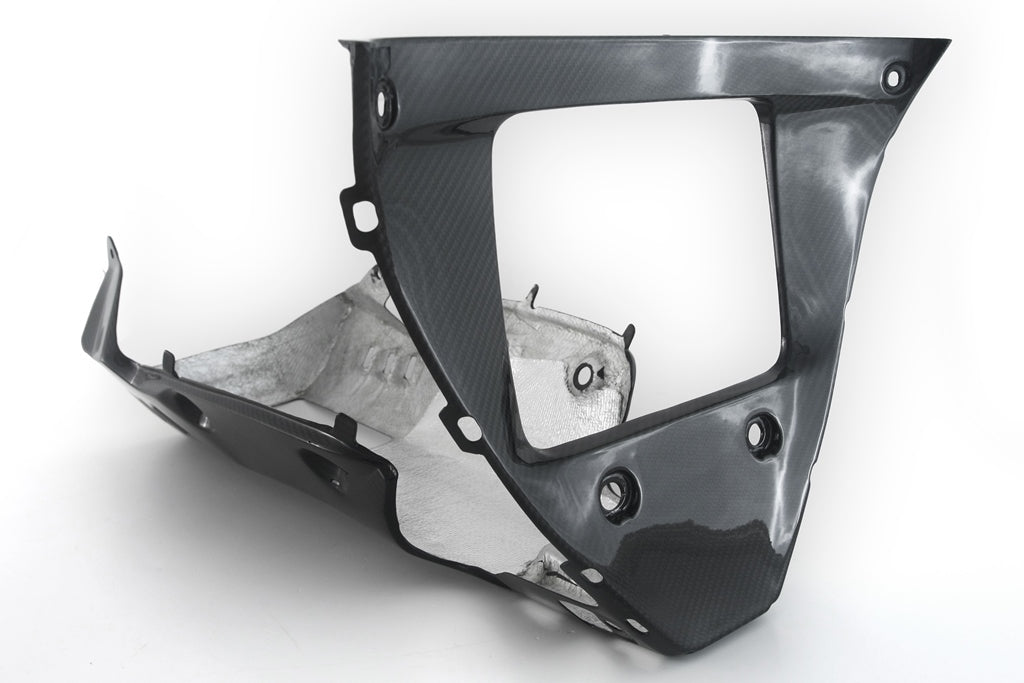 Fullsix Carbon Belly Pan - With OEM Exhaust Or Slip-On
