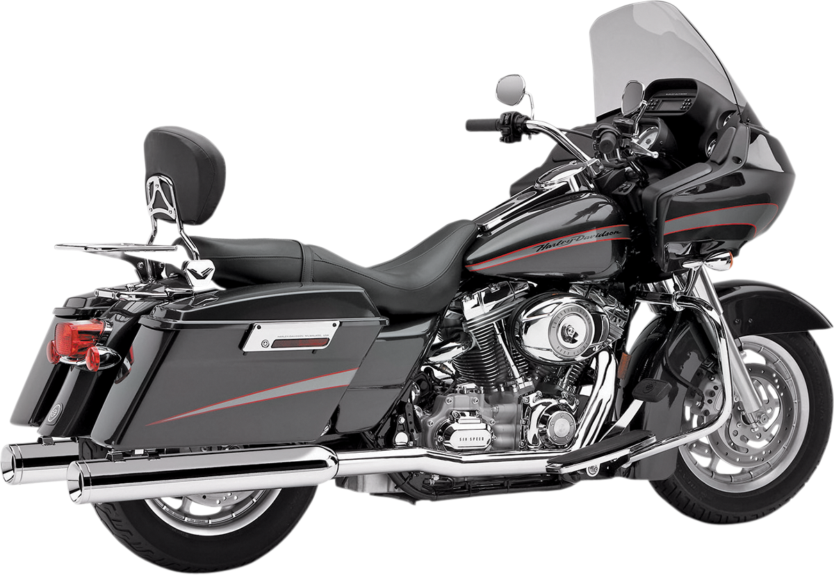 Cobra True Dual Headpipes - Chrome - '07-'08 FL