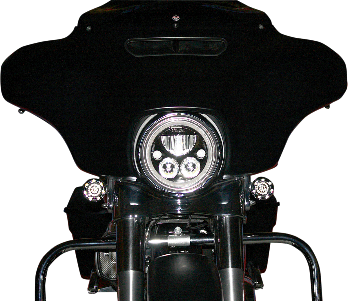 Custom Dynamics LED Headlight - 7" - Black