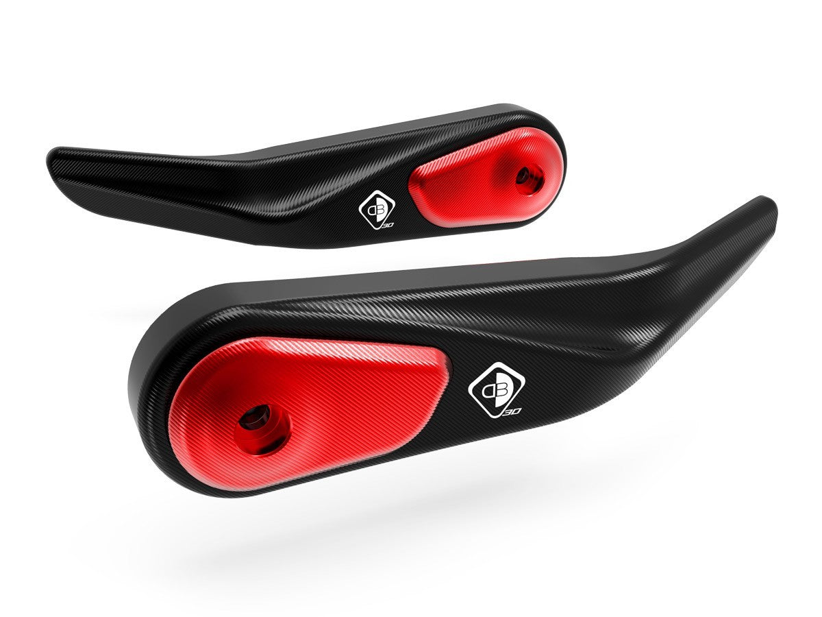 Ducabike DBK SPM02 MTS / HM Handguards Protection - BLACK-RED