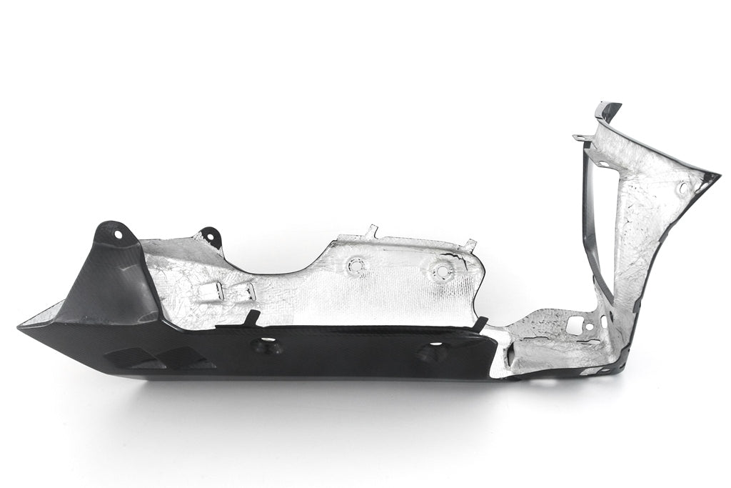 Fullsix Carbon BELLY PAN RACE - After Market Exhaust Without CAT