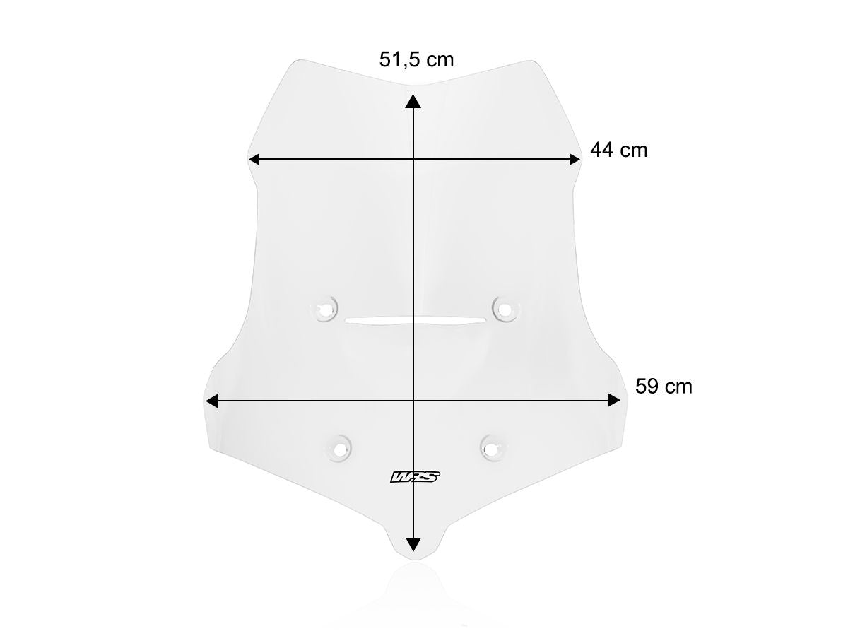 WRS Windscreen Caponord Voge Valico 525 DSX 2023-2024 / 625 DSX 2025-2026