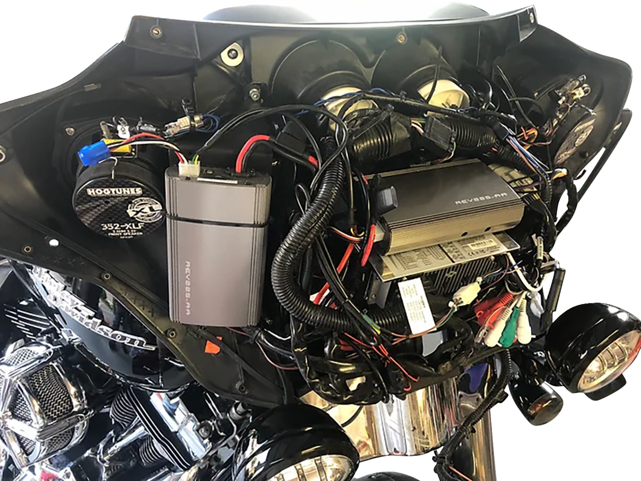 Hogtunes 425 W Dual Amp/ 6 XL Speaker Kit - Harley Davidson