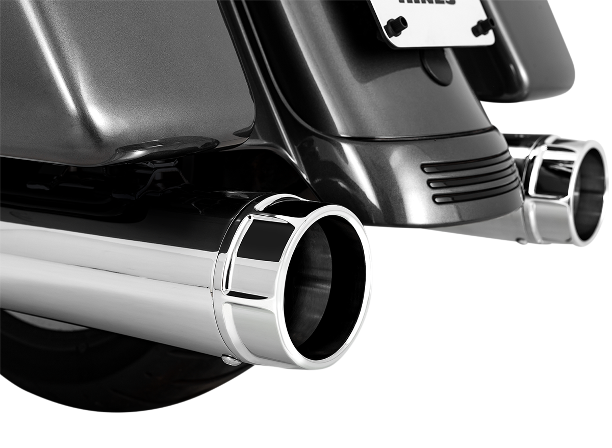Vance & Hines 4-1/2" Torquer Mufflers For '95-'16 FL - Chrome