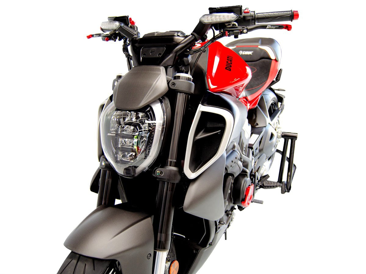 Ducabike DBK CRB76O Diavel V4 Matt Carbon Headlight Fairing