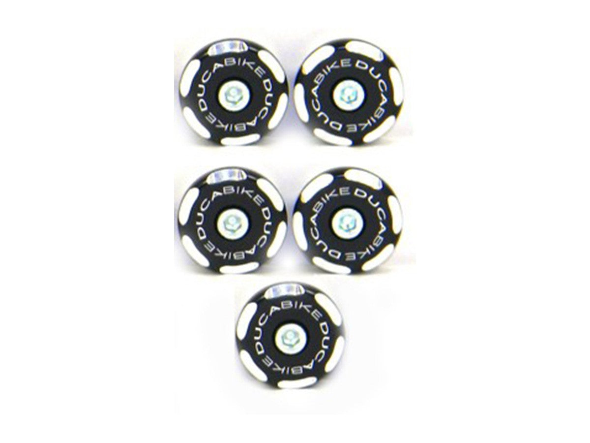 Ducabike DBK TT99802 Kit Frame Plugs - BLACK