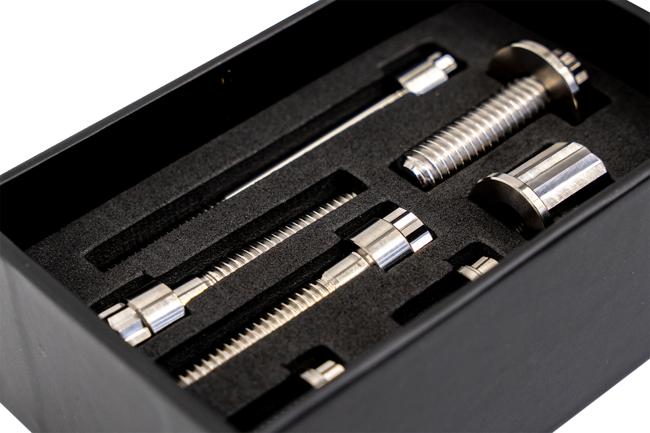 Trask Bitchin' Bolts Hardware Kit - Titanium - M8 - Coil And Horn