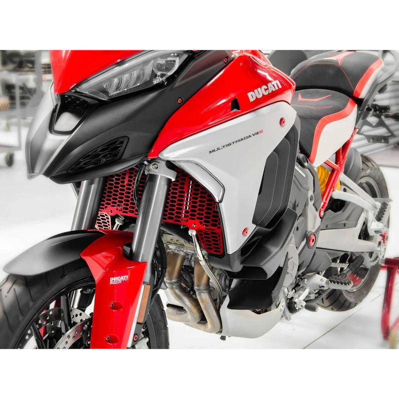 Ducabike DBK Radiator And Oil Cooler Guard For Multistrada V4 S Pikes Peak RS