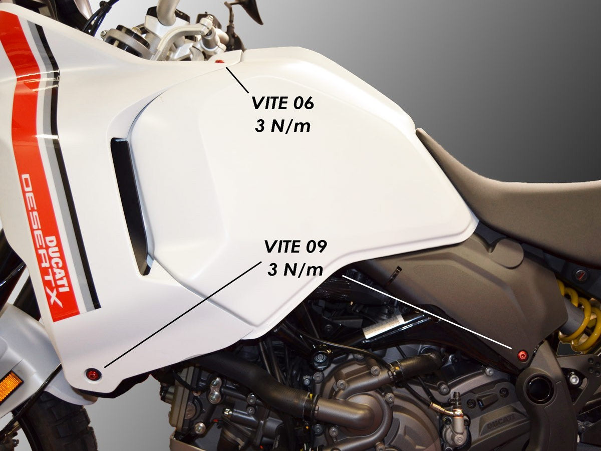 Ducabike DBK KVT31 DesertX Kit Screws Frame Fairing