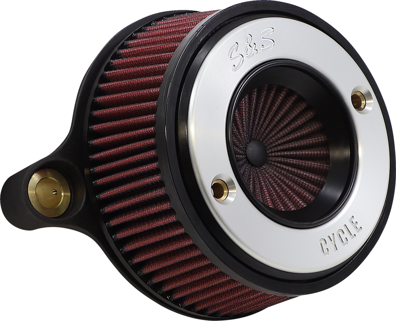 S&S Cycle Air Stinger Stealth Air Cleaner Kit - Chrome Ring