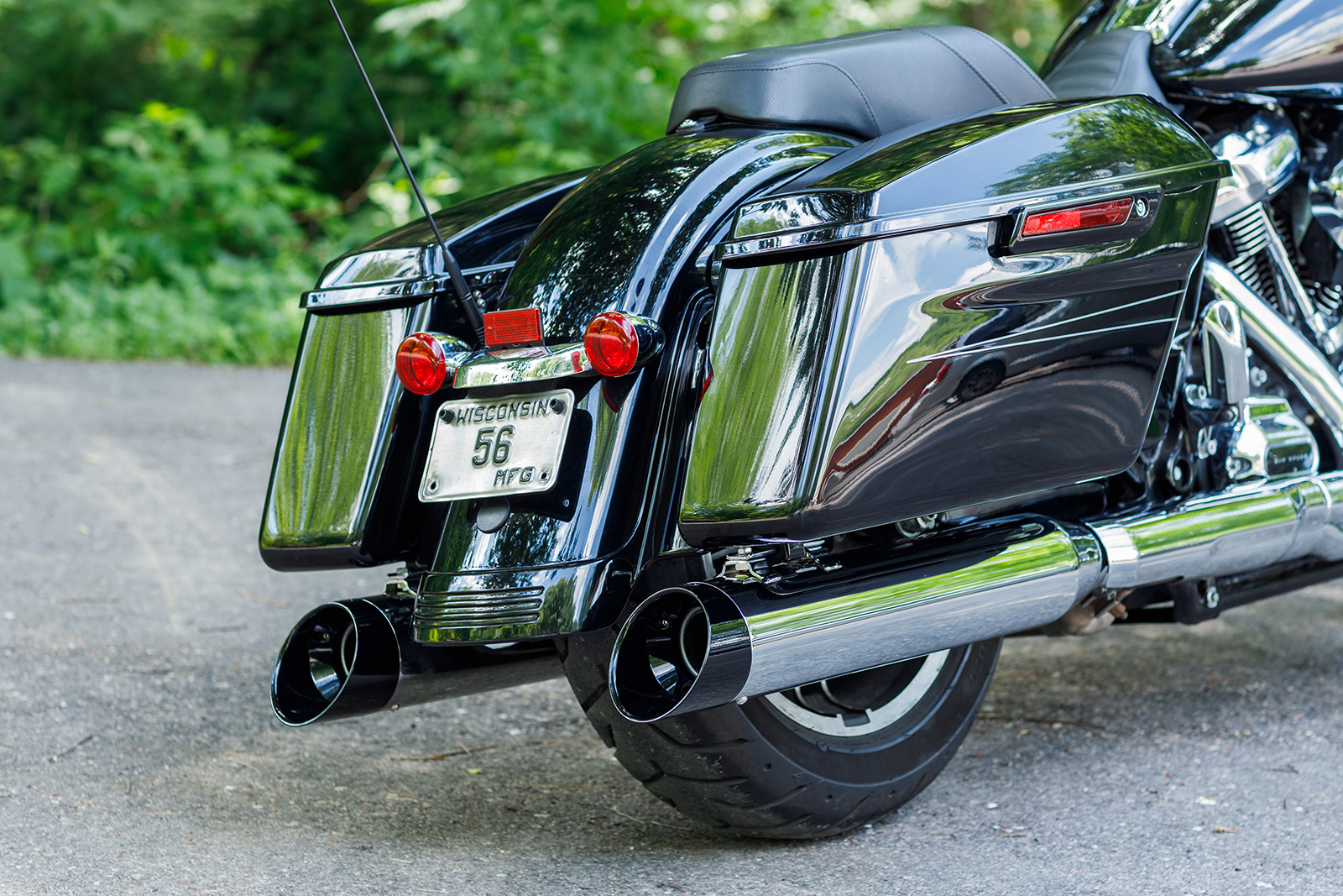 S&S Cycle 4-1/2" Chrome MK45 Cutlass Performance Mufflers