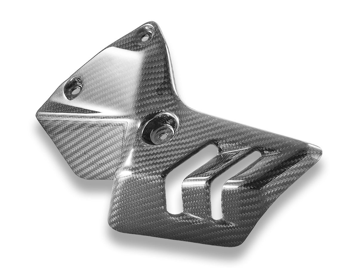 Ducabike DBK XDiavel V4 Left Exhaust Heat Shield Glossy Carbon