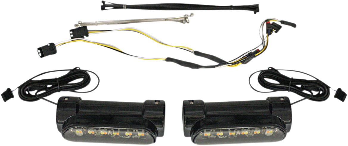 Custom Dynamics Engine Guard Light - Black - FLH