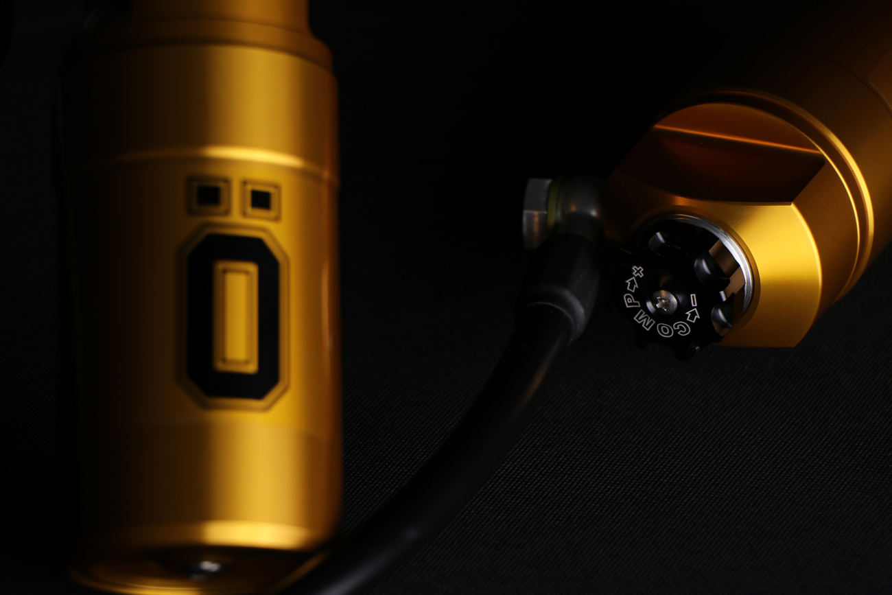 Ohlins Shock Absorber - 13" - Fully Adjustable - STX36 Blackline (HD779)