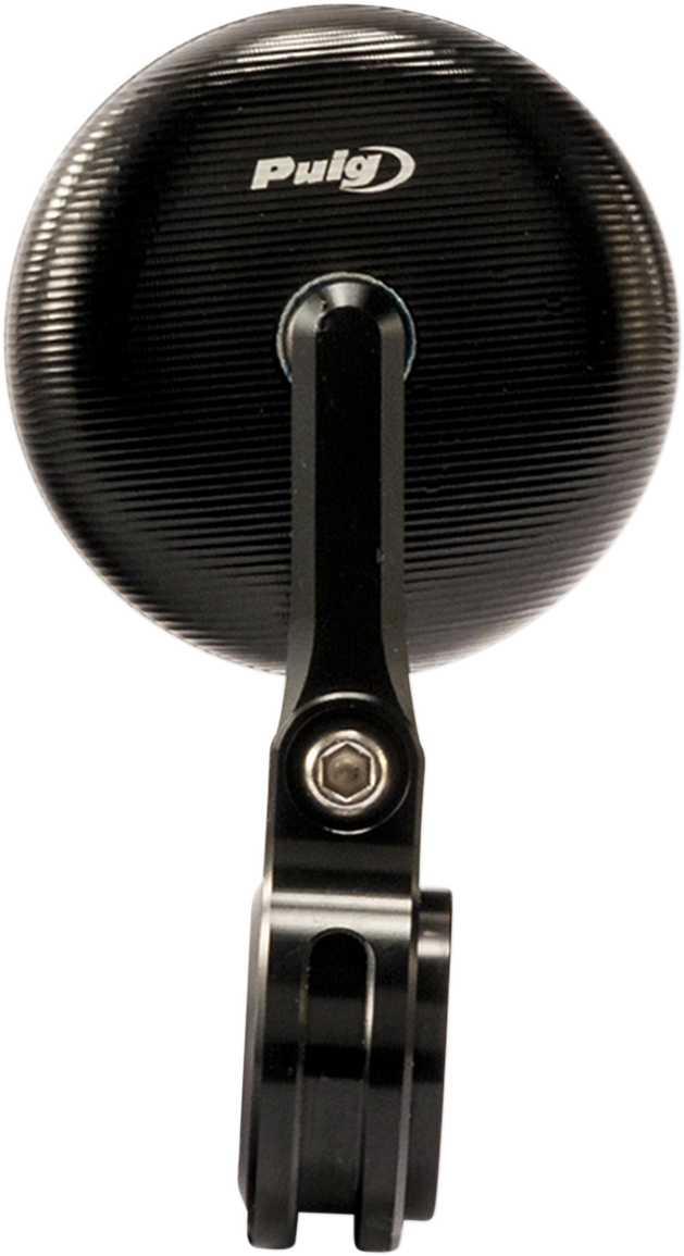PUIG HI-Tech Parts Mirror - Tracker - Rear View - Round - Black