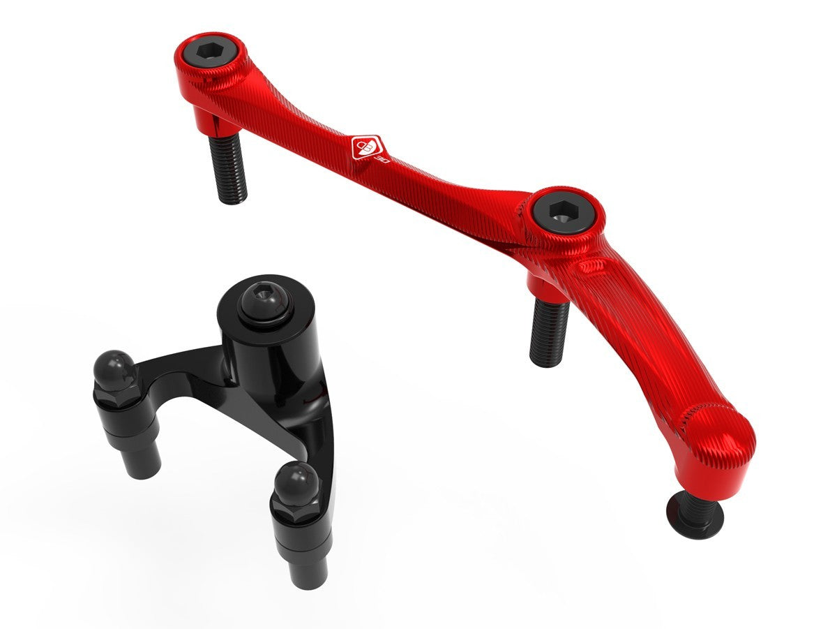 Ducabike DBK SAS17 M937 Kit Mount Steering Damper - BLACK-RED