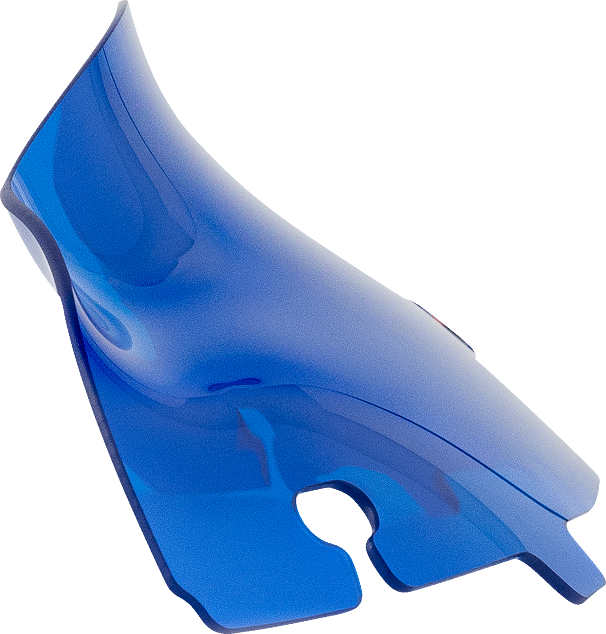 Klock Werks Kolor Flare® Windshield - 4" - Blue - '14-'25 FLH/FLHT/FLHX