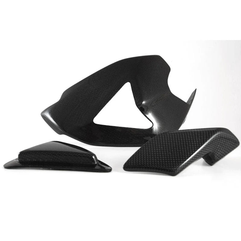 Fullsix Carbon Fiber Swingarm Guard Cover With Shark Fin For Ducati Panigale V2