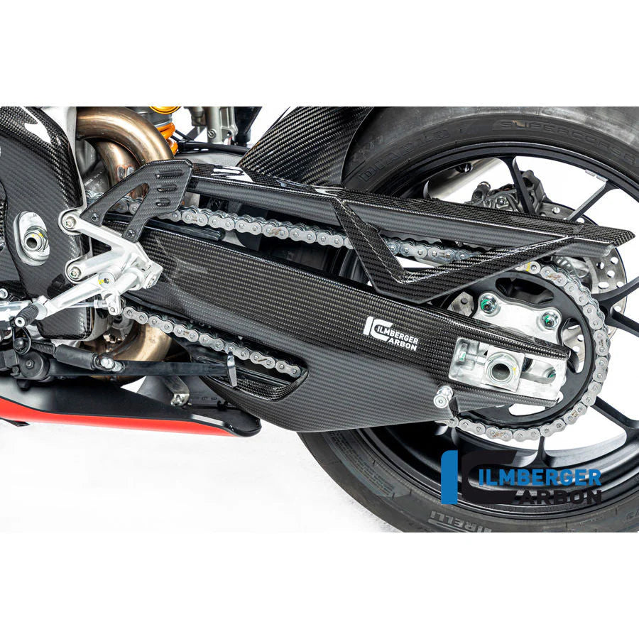 Ilmberger Carbon Fiber Swingarm Cover Set For Aprilia Tuono V4 1100 Factory