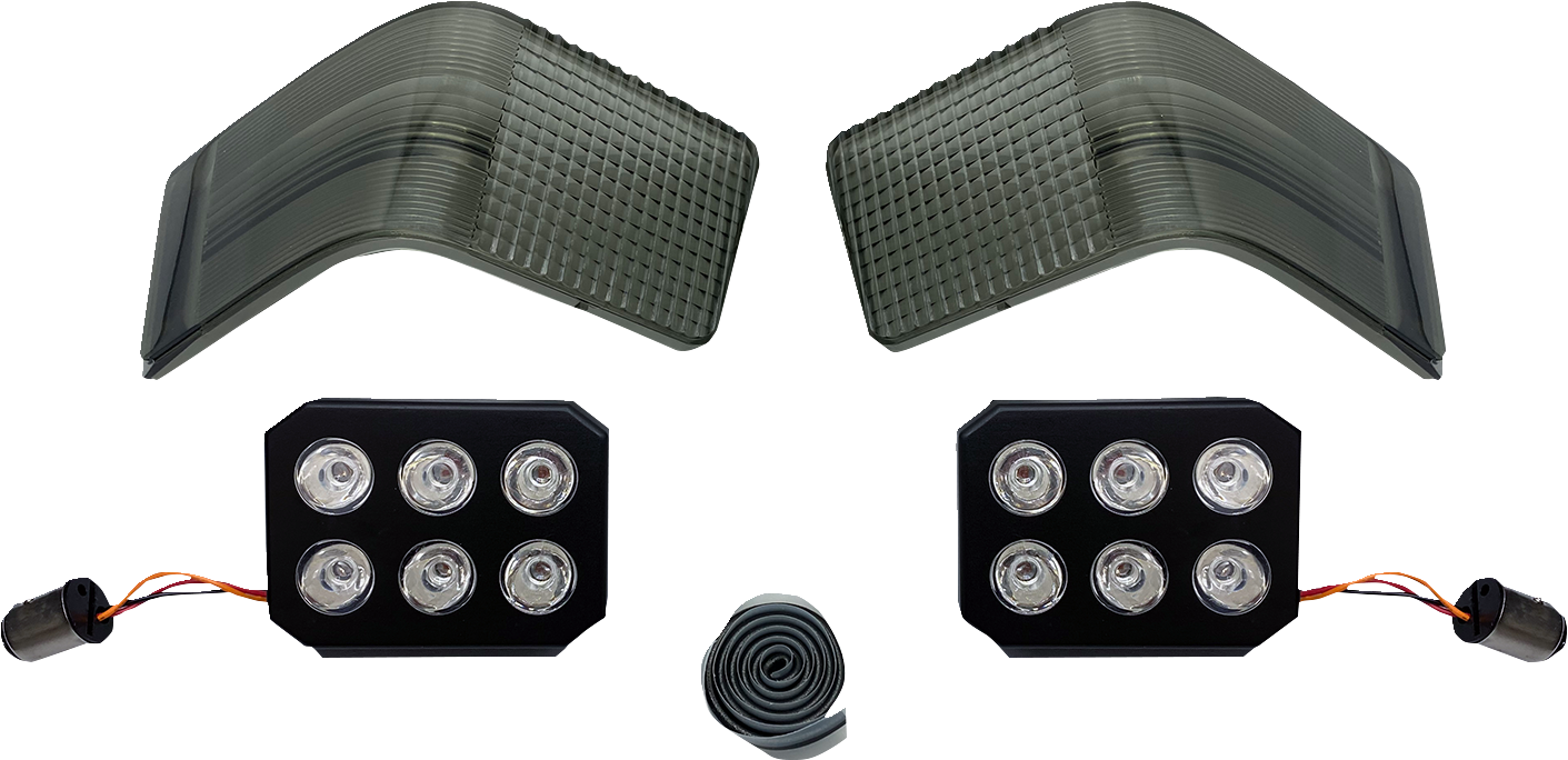 Custom Dynamics LED Tour-Pak Run/Brake Lights With Lenses