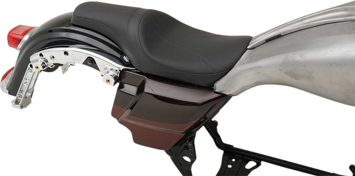 Drag Specialties Seats Predator Seat - Mild Stitched - Yaffe Gas Tank - FL '08-'23