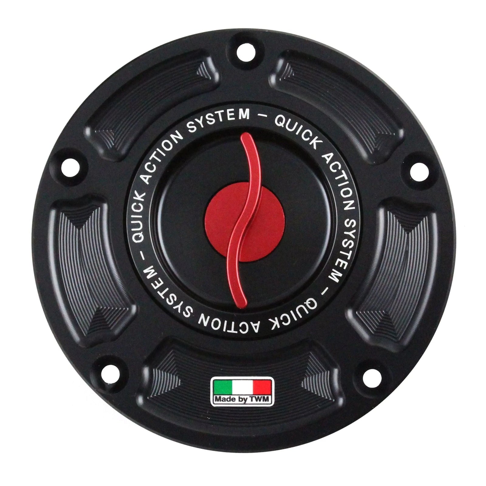 TWM Quick Action CNC Aluminum Gas Cap For CBR 1000 RR-R SP - Red