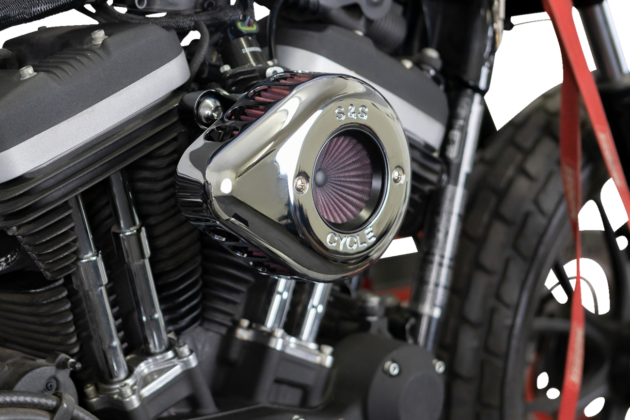 S&S Cycle Air Stinger Stealth Air Cleaner Kit - Chrome